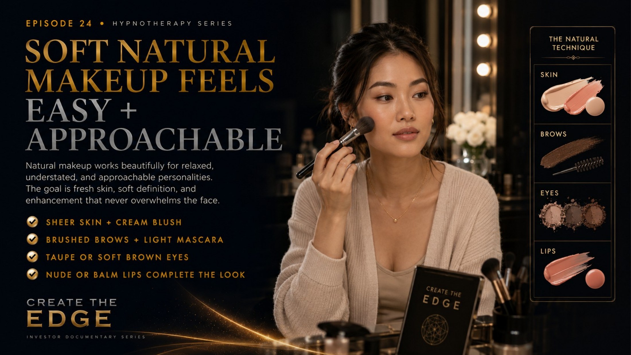 Soft Natural Makeup Feels Easy and Approachable