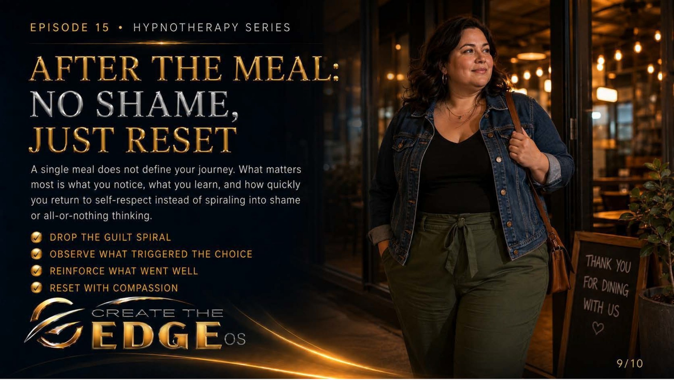 After the Meal: No Shame, Just Reset