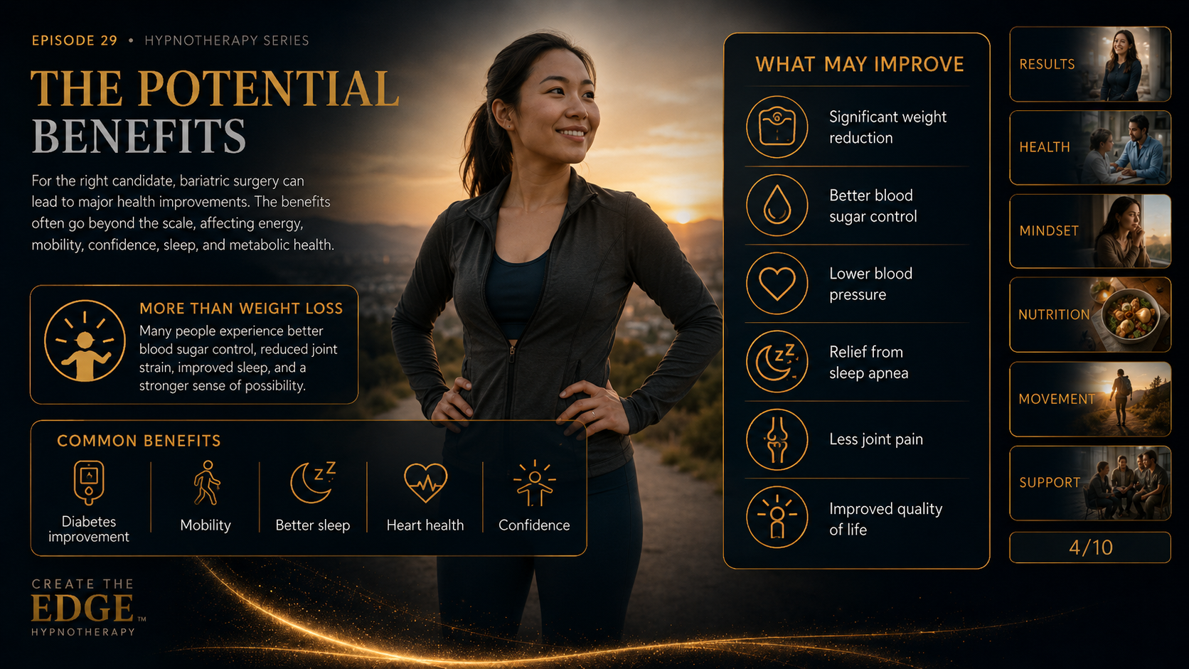 THE POTENTIAL BENEFITS