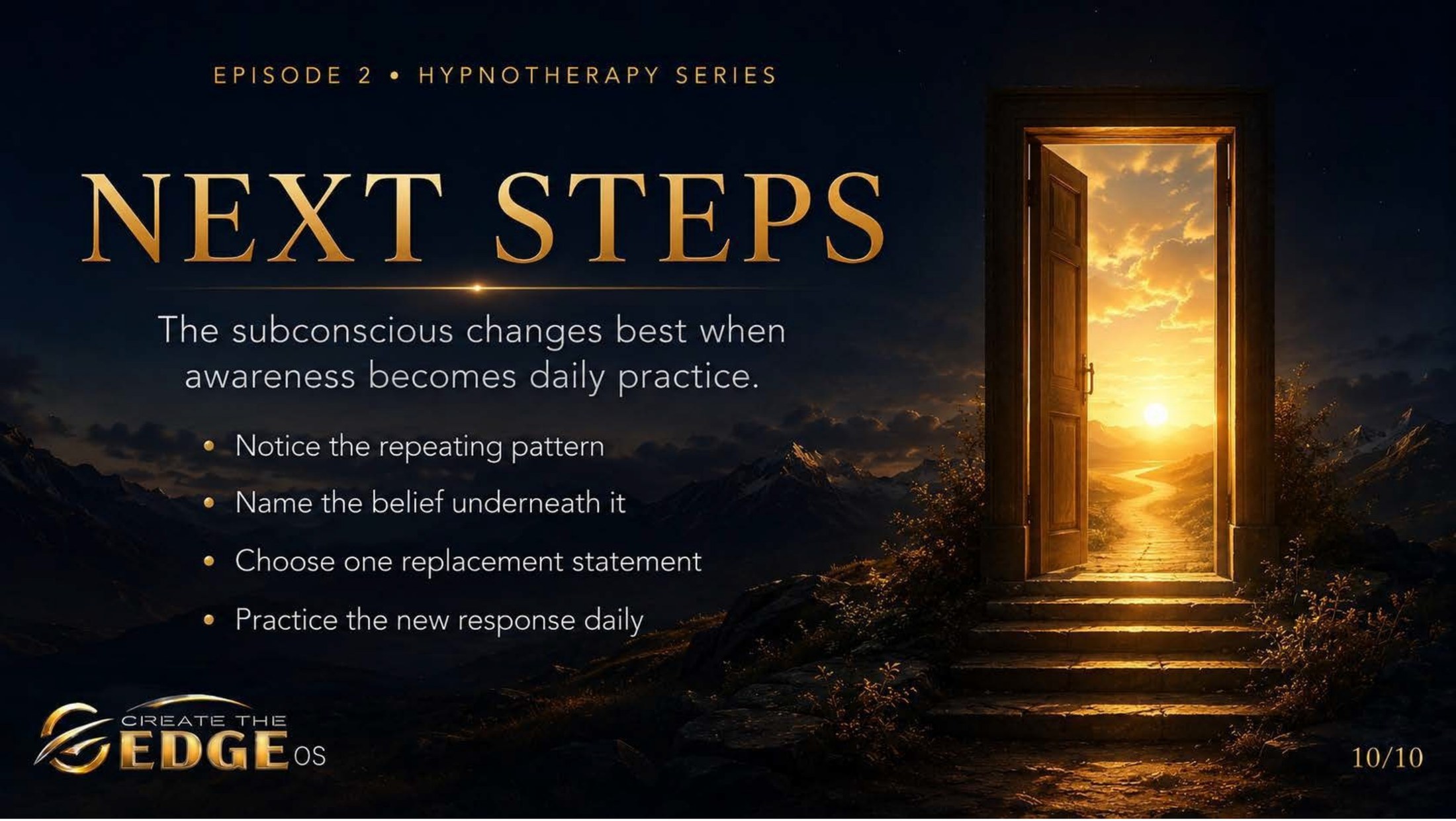 Next Steps