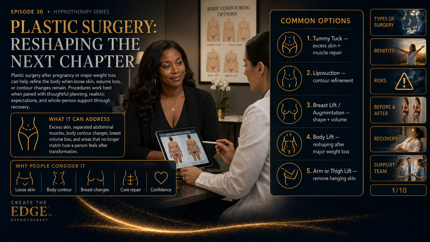PLASTIC SURGERY: RESHAPING THE NEXT CHAPTER