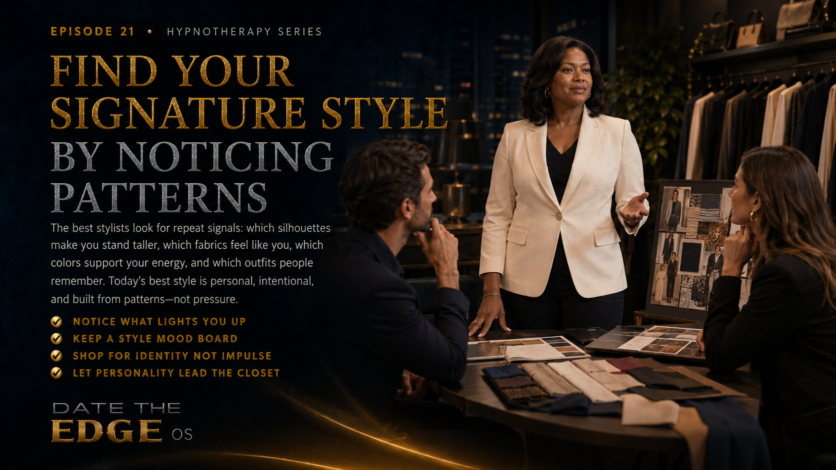 FIND YOUR SIGNATURE STYLE BY NOTICING PATTERNS