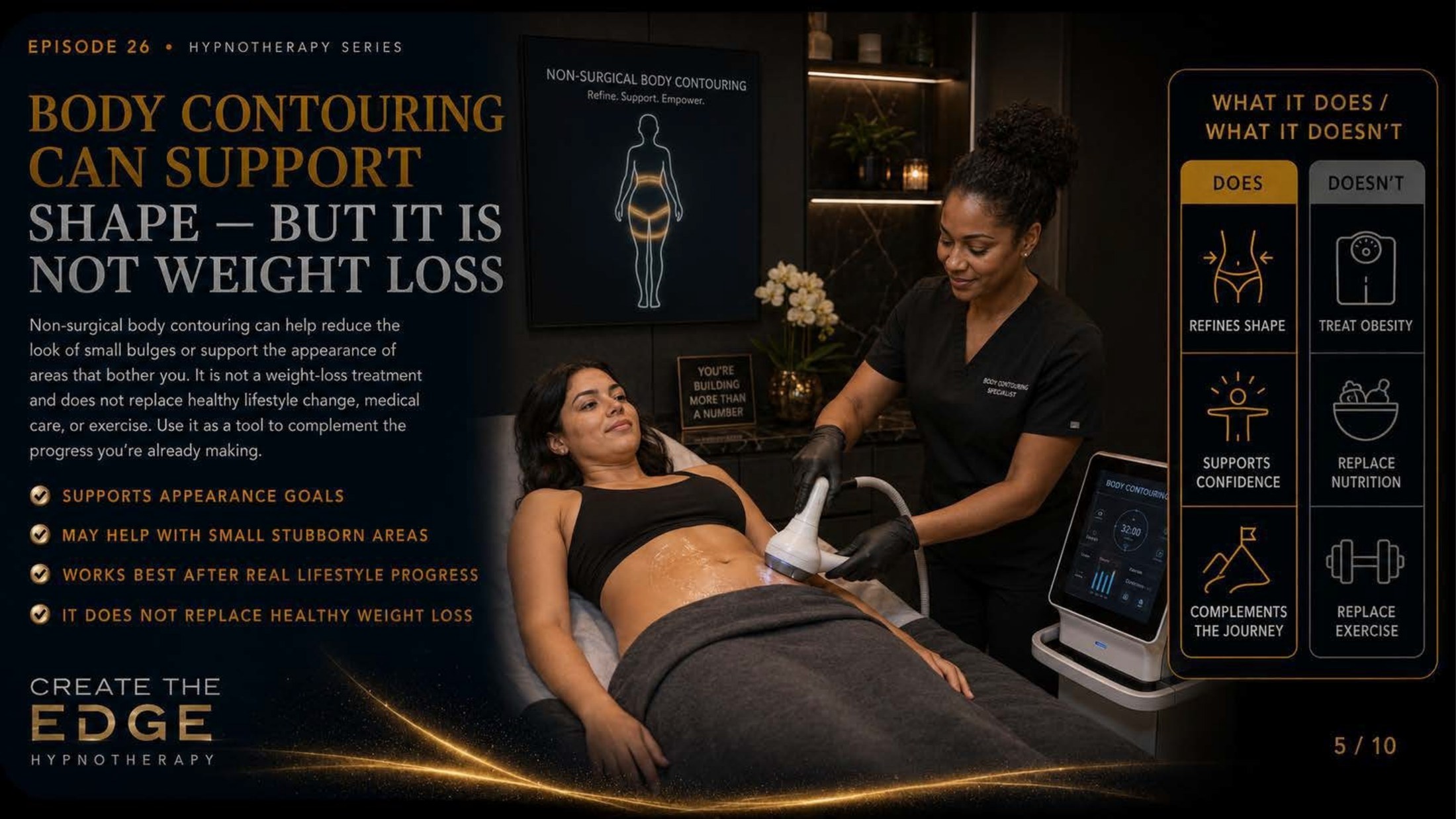 Body Contouring Can Support Shape — But It Is Not Weight Loss