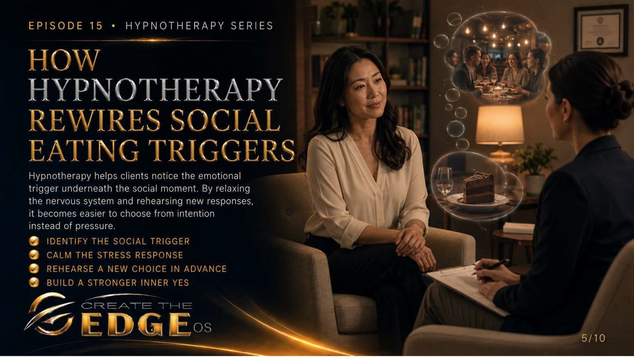 How Hypnotherapy Rewires Social Eating Triggers